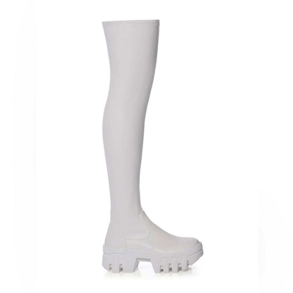 AKIRA Azalea Wang-Favored Thigh High Boots